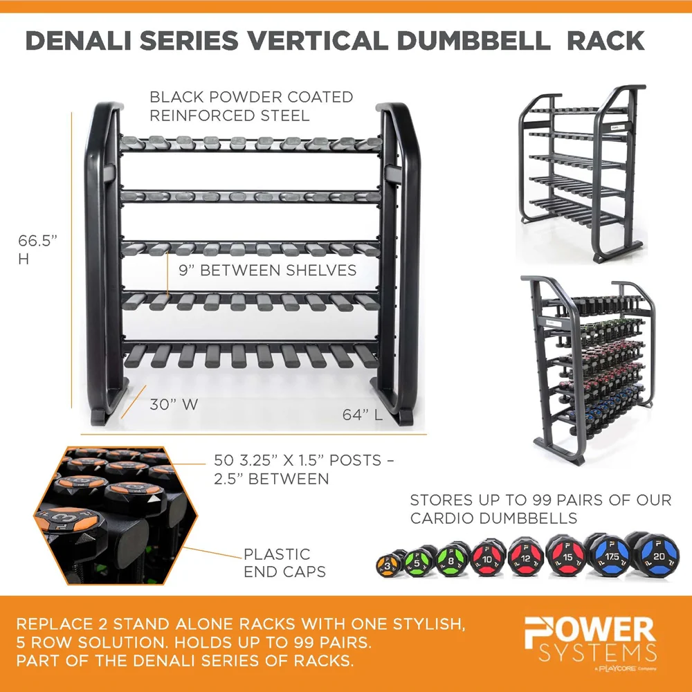 Denali Series Vertical Dumbbell Rack - Image 3