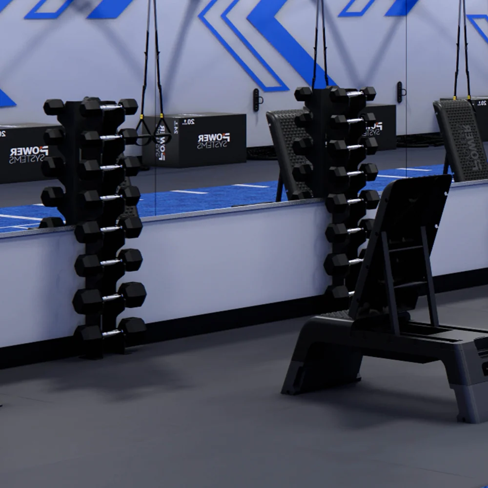 Four Pair Wall Mounted Dumbbell Rack - Image 7