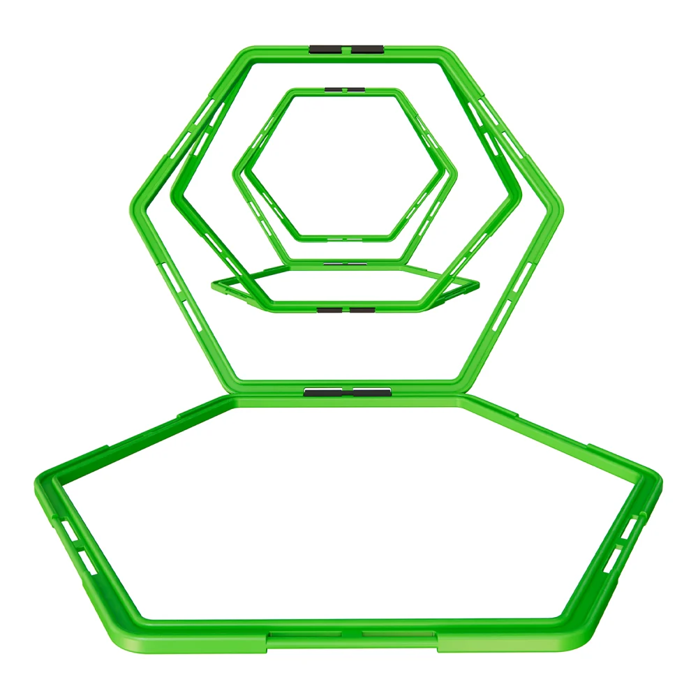 Hexagonal Agility Training Rings - Image 3