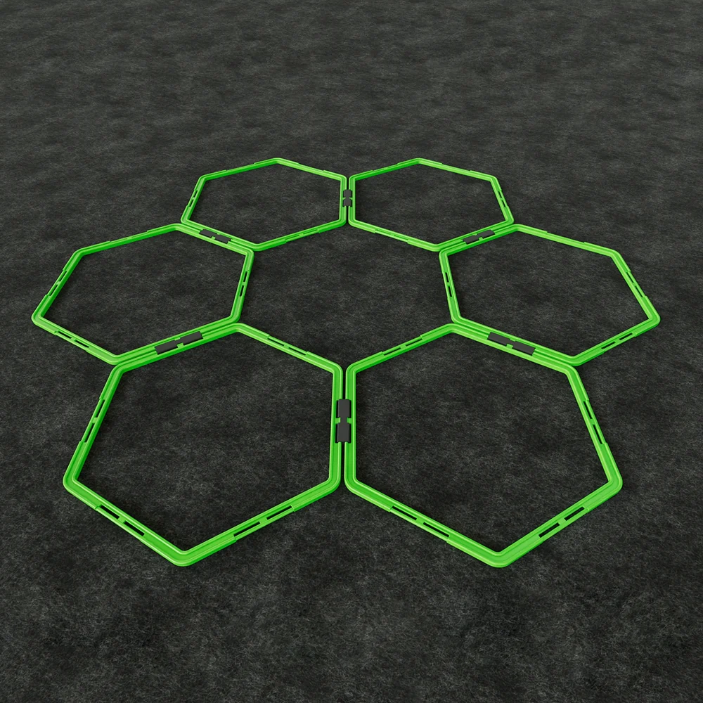 Hexagonal Agility Training Rings - Image 5