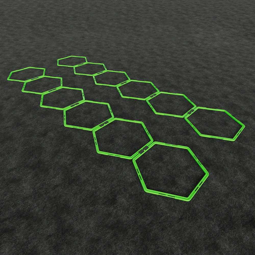Hexagonal Agility Training Rings - Image 7