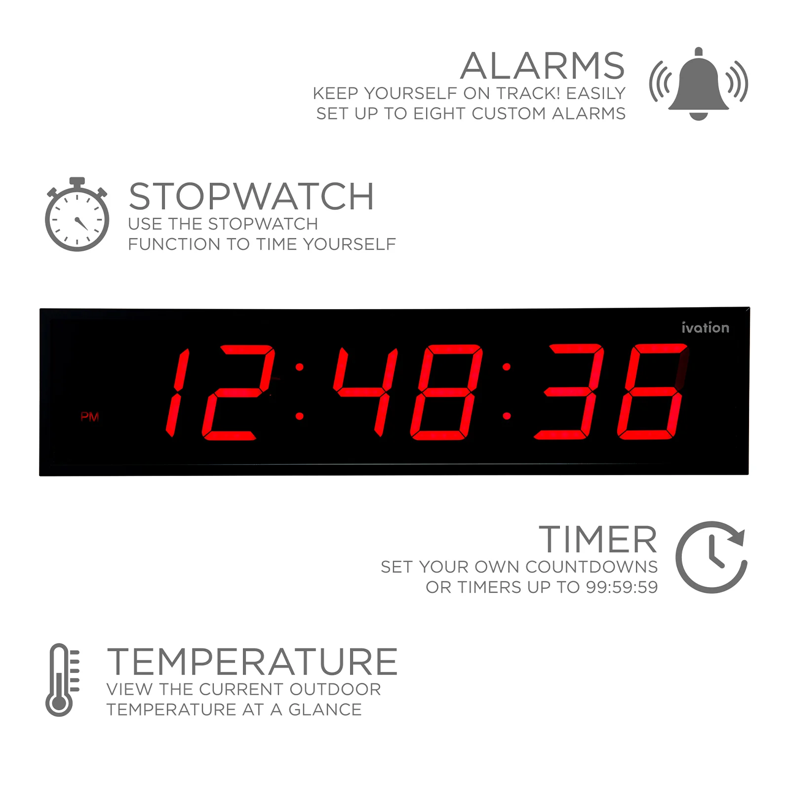 Oversized LED Gym Timer - Image 3