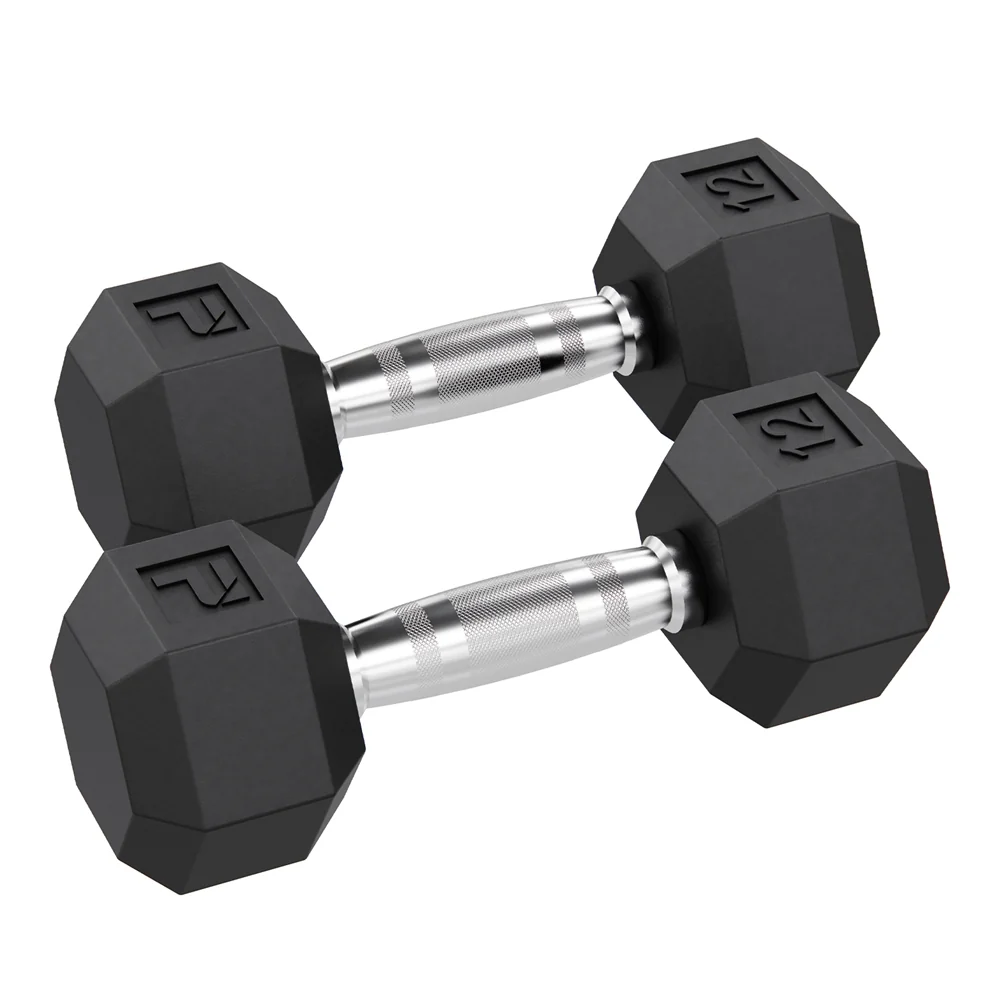 Rubber Hex Dumbbells - Image 11