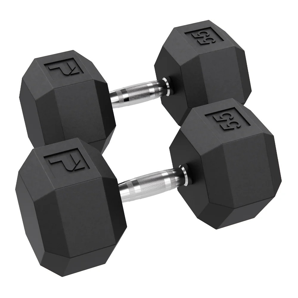 Rubber Hex Dumbbells - Image 21