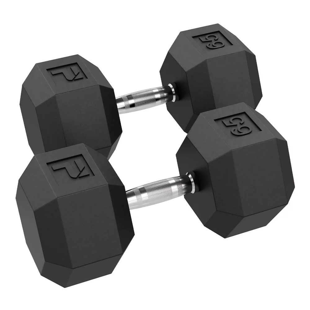 Rubber Hex Dumbbells - Image 23